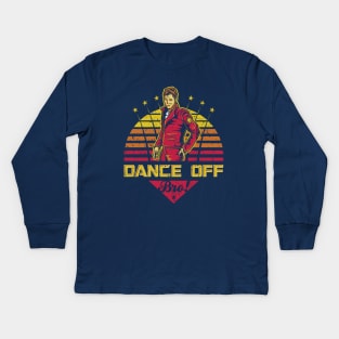 Dance Off Bro! (Distressed) Kids Long Sleeve T-Shirt